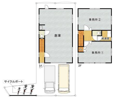 南亀井町２丁目　新築倉庫付事務所　２階建１棟貸　駅１８分　駐車場有