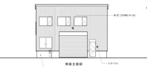 屯田７条倉庫、事務所