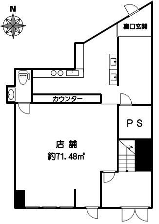 兵庫県尼崎市西難波町３丁目 出屋敷駅 貸店舗（建物一部） 物件詳細