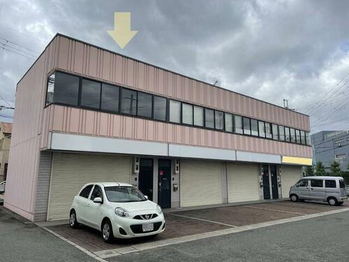 八尾市若林町３丁目　１階倉庫１０坪　２階事務所１２坪　駐車場２台付き