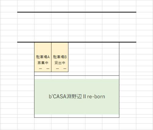 ｂ’ＣＡＳＡ淵野辺Ⅱｒｅ－ｂｏｒｎ　駐車場