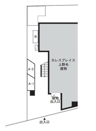 カレスプレイス上野毛　バイク置場