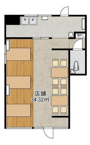 中之町東１丁１階店舗