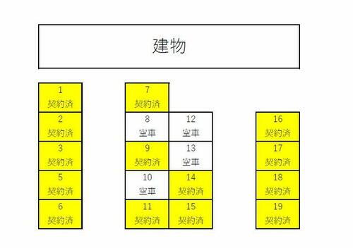 カーサアライ駐車場