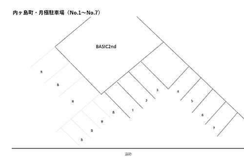 内ヶ島町月極駐車場