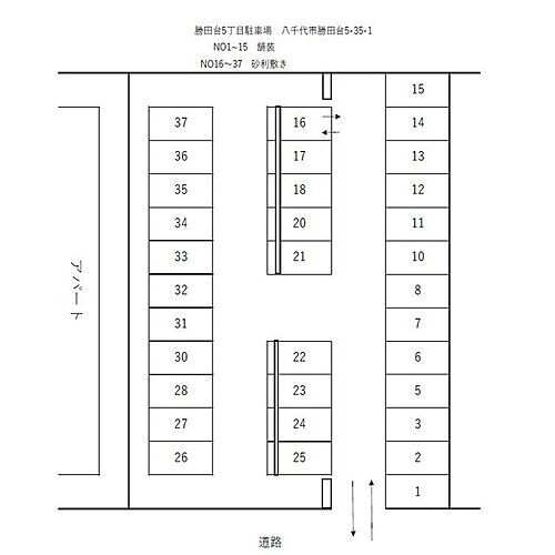 貸駐車場 千葉県八千代市勝田台５丁目