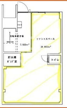  公園ハイツ（テナント）　間取り