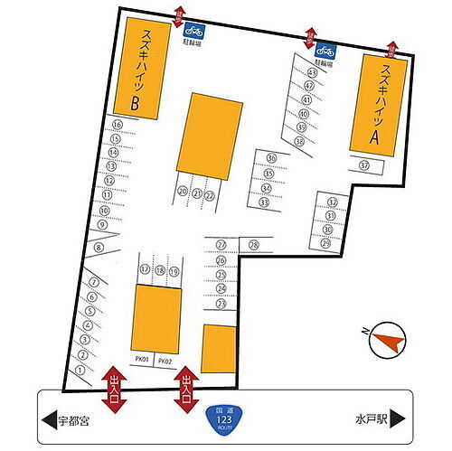 茨城県水戸市袴塚3丁目 水戸駅 貸駐車場 物件詳細