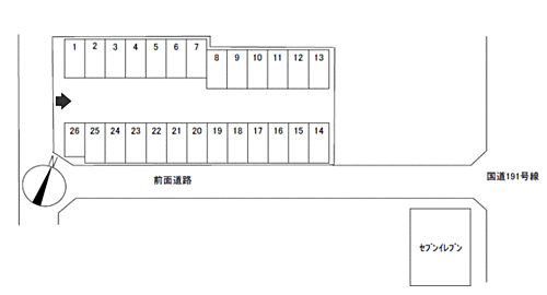 山口県下関市汐入町 幡生駅 貸駐車場 物件詳細