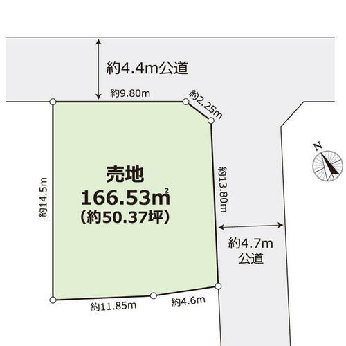 神奈川県藤沢市渡内４丁目 大船駅 土地 物件詳細