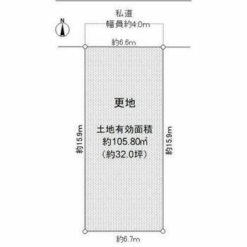  辺長や面積は慨寸・概略につき実際と相違します。