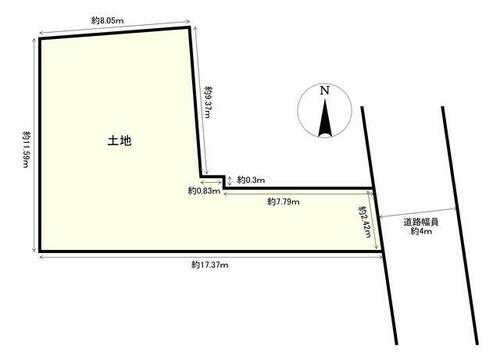 大阪府堺市西区上野芝向ヶ丘町４丁 土地