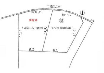  Ａ区画２６９２万円、Ｂ区画：２６７７万円