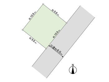 新琴似十一条１６　６９０万円 土地価格690万円、土地面積106m<sup>2</sup> 