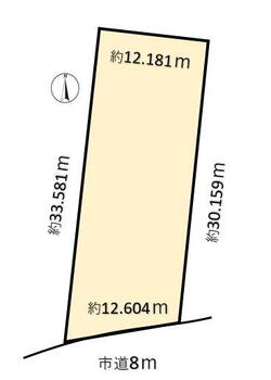 桜１（小樽築港駅）　５６０万円 土地価格560万円、土地面積383.23m<sup>2</sup> 