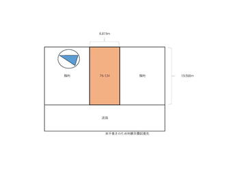 拓北五条３（拓北駅）　１０８０万円 土地価格1080万円、土地面積133.39m<sup>2</sup> 