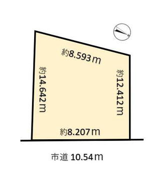 若竹町（小樽築港駅）　５４０万円 土地価格540万円、土地面積111.67m<sup>2</sup> 