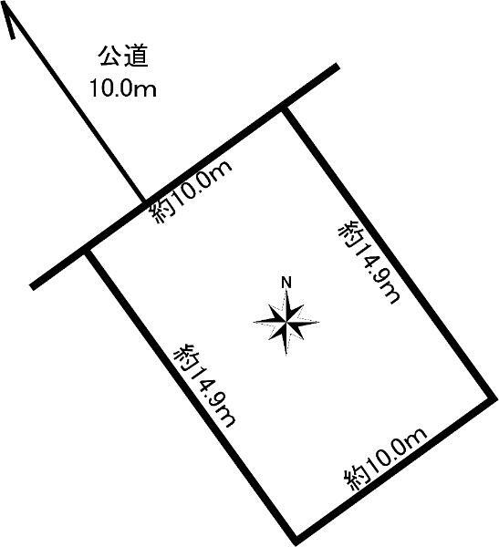 菊水元町三条５　１３００万円 土地価格1300万円、土地面積149m<sup>2</sup> 