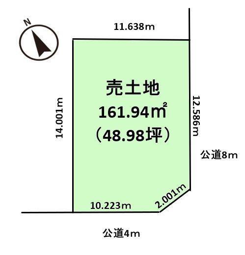 北海道恵庭市島松仲町２ 島松駅 土地 物件詳細