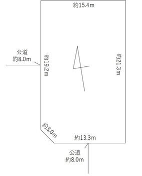 篠路二条２（篠路駅）　１９００万円 土地価格1900万円、土地面積327.45m<sup>2</sup> 