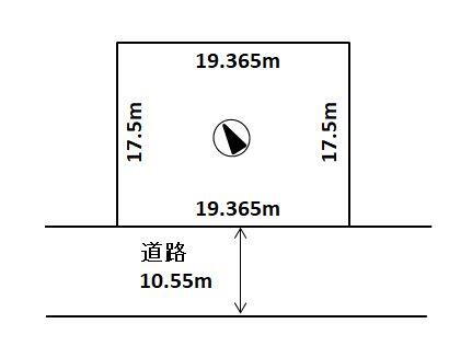 西岡一条１０　１３００万円 土地価格1300万円、土地面積338.5m<sup>2</sup> 