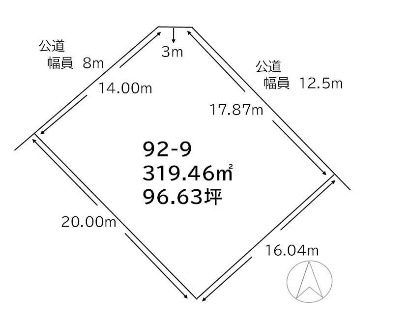 北海道江別市野幌若葉町 野幌駅 土地 物件詳細