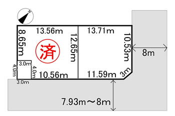 宮の森四条１２（西２８丁目駅）　２９９０万円 土地価格2990万円、土地面積171.29m<sup>2</sup> 