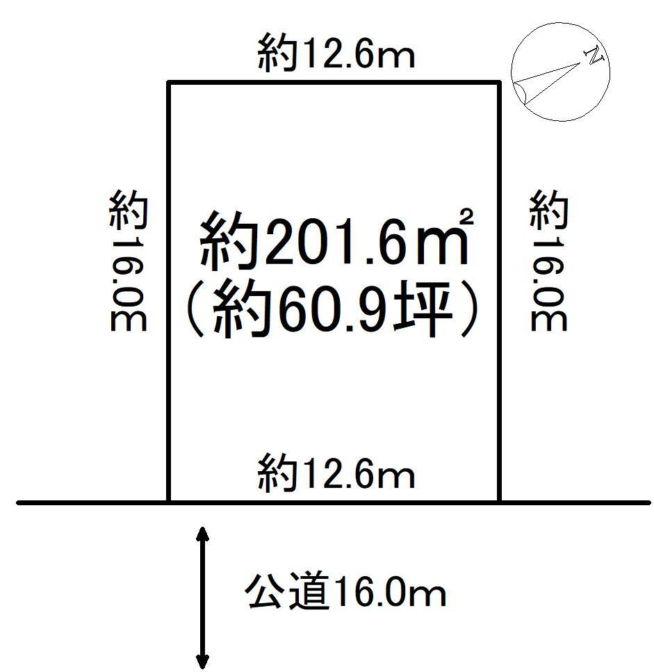 清田三条２　１５４０万円 土地価格1540万円、土地面積201.6m<sup>2</sup> 