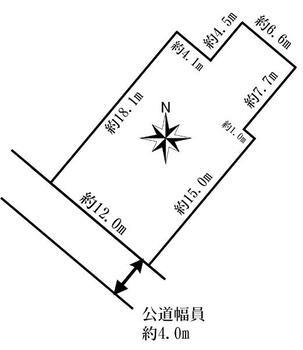 発寒六条１３（宮の沢駅）　２８８０万円 土地価格2880万円、土地面積243.39m<sup>2</sup> 