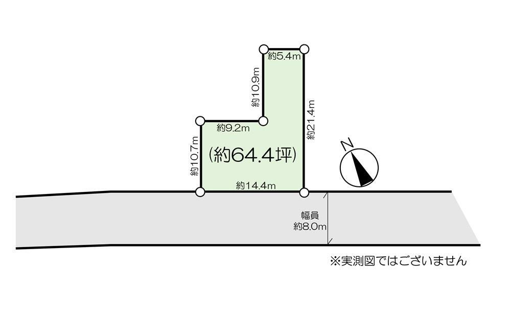 伏古四条５　１９５０万円 土地価格1950万円、土地面積213.28m<sup>2</sup> 