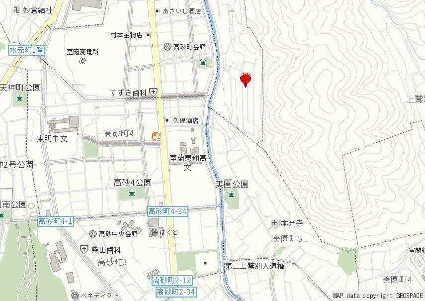 北海道登別市美園町６ 鷲別駅 土地 物件詳細