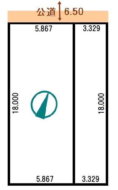 宮前町４（錦岡駅）　１６０万円 土地価格160万円、土地面積165.52m<sup>2</sup> 