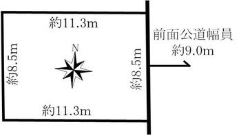 南六条西１３（西線６条駅）　２７５０万円 土地価格2750万円、土地面積97.24m<sup>2</sup> 