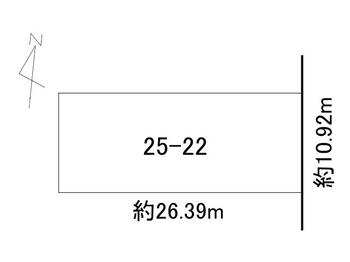 西十六条北１（柏林台駅）　１０５０万円 土地価格1050万円、土地面積287.6m<sup>2</sup> 