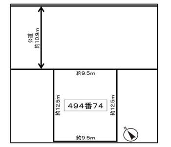 新琴似六条８（新琴似駅）　１１００万円 土地価格1100万円、土地面積119.36m<sup>2</sup> 