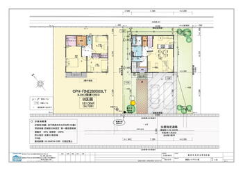 水沢台町（水沢駅）　６３５万円 土地価格635万円、土地面積181m<sup>2</sup> ※区画図に配置している建物は、全て推奨プランです。