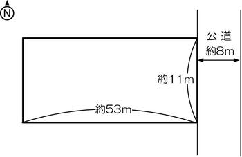 東和町米谷字元町　３１０万円 土地価格310万円、土地面積641.95m<sup>2</sup> 