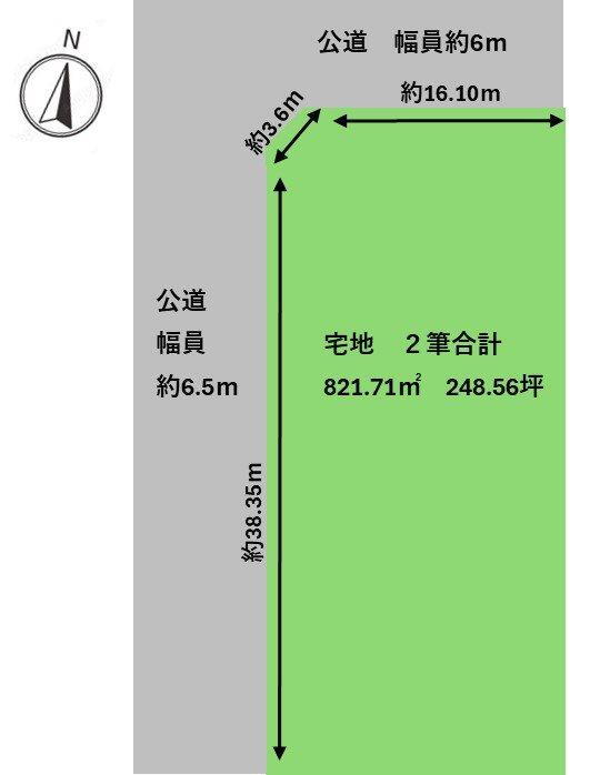 秋田県大館市字谷地町 東大館駅 土地 物件詳細