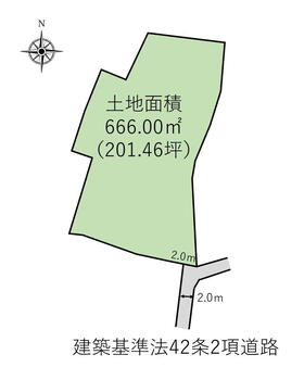 平石高田１　１３８０万円 土地価格1380万円、土地面積666m<sup>2</sup> 