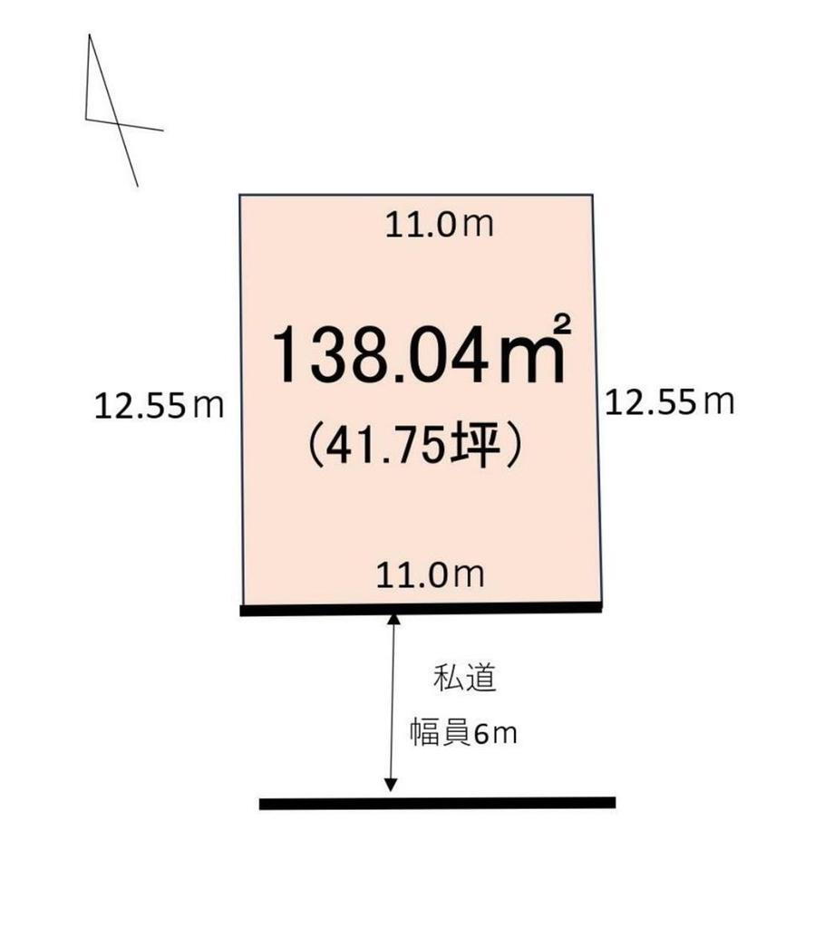 東青田１（山形駅）　１０９０万円 土地価格1090万円、土地面積138.04m<sup>2</sup> 