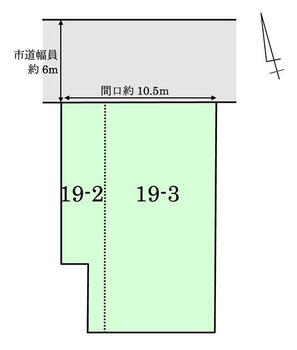 新湊２（陸奥湊駅）　４６０万円 土地価格460万円、土地面積162.18m<sup>2</sup> 
