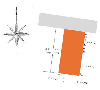 大字石江字江渡（新青森駅）　４３０万円 土地価格430万円、土地面積106.13m<sup>2</sup> 間口6.8ｍ