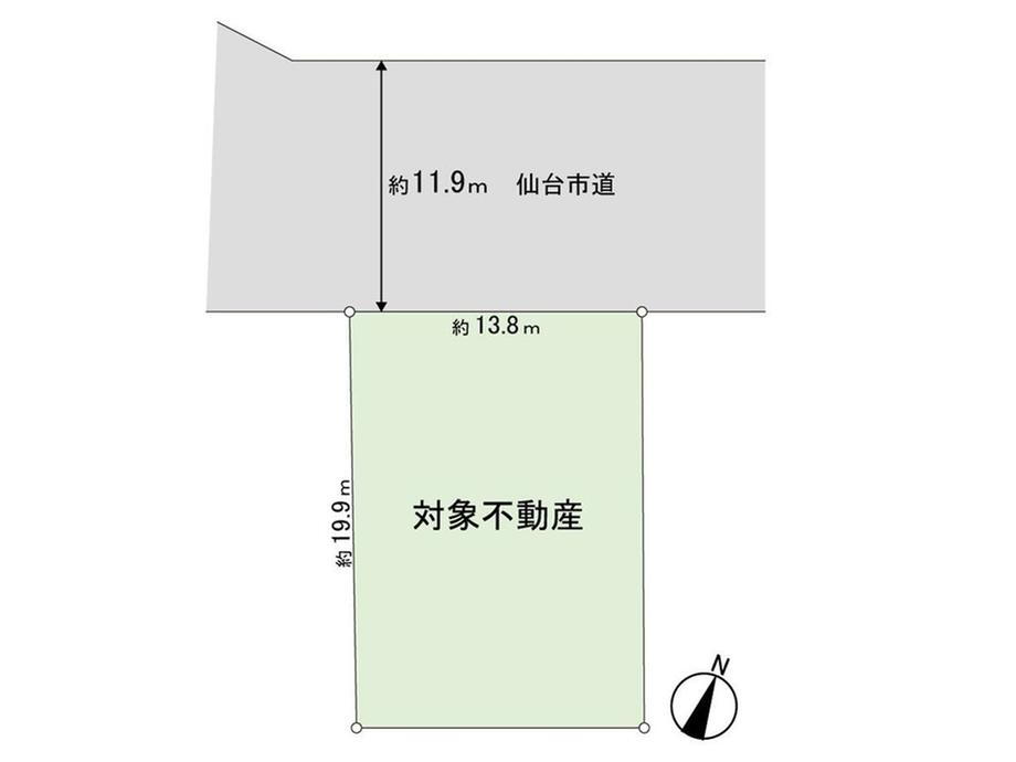 宮城県仙台市泉区長命ケ丘５ 八乙女駅 土地 物件詳細