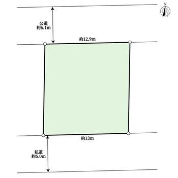 高橋２（中野栄駅）　２６９０万円 土地価格2690万円、土地面積184.99m<sup>2</sup> 