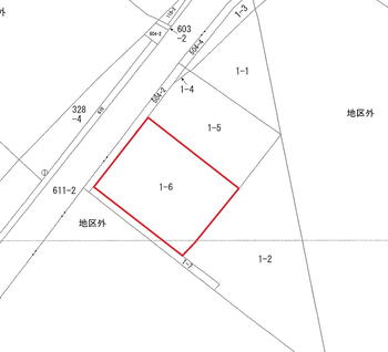 北湯口第６地割　６０万円 土地価格60万円、土地面積471m<sup>2</sup> 