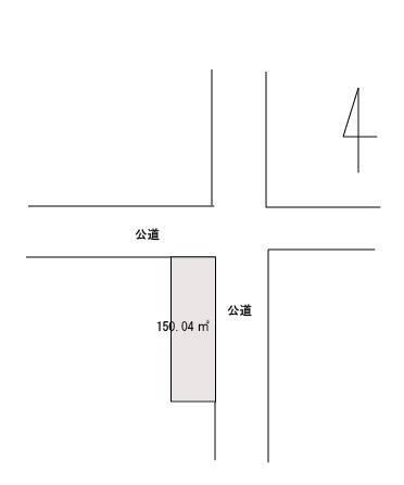 中央１（米沢駅）　５００万円 土地価格500万円、土地面積150.04m<sup>2</sup> 