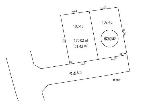 小名浜字隼人（泉駅）　１２００万円 土地価格1200万円、土地面積170.02m<sup>2</sup> 西側区画の販売となります。
