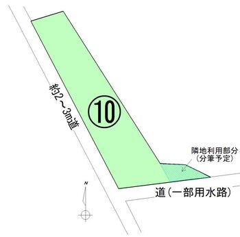 築館字源光　２８７万円 土地価格287万円、土地面積476m<sup>2</sup> 