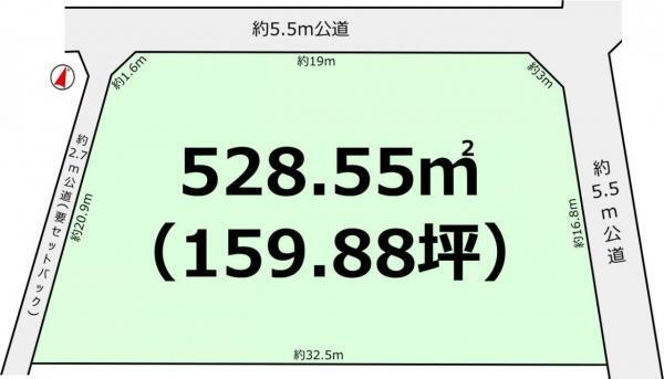 茨城県つくば市今鹿島 土地 物件詳細