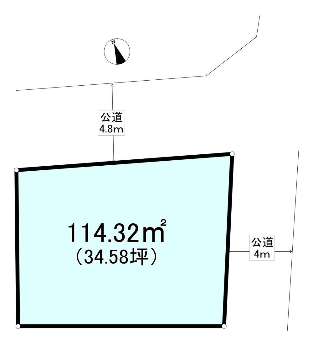 中３（幸手駅）　９００万円 土地価格900万円、土地面積114.32m<sup>2</sup> 